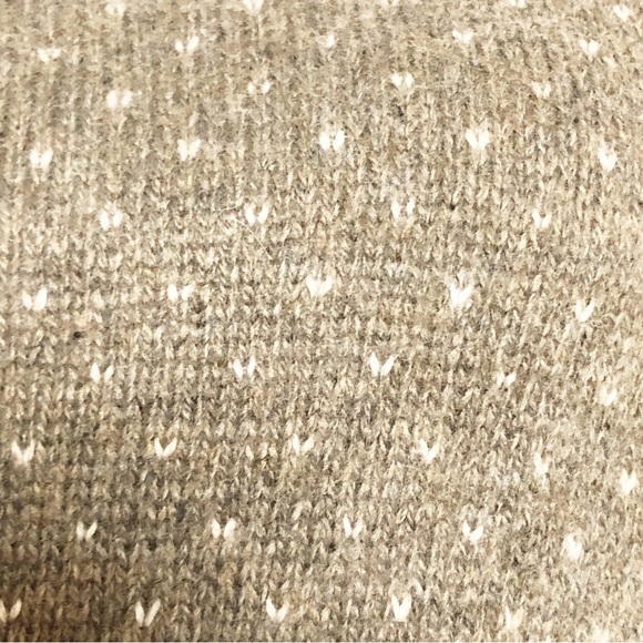 UNIQLO SWEATER COLLECTION Wool Blend Fair Isle Short Sleeve Tunic Sweater Dress - Picture 8 of 16